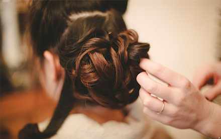 Chignon mariée