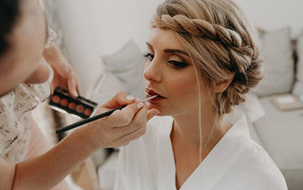 Maquillage et coiffure mariée